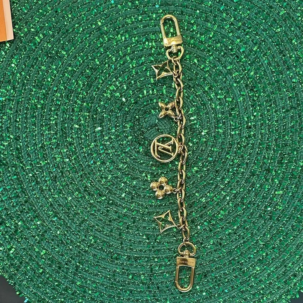 Louis Vuitton Blooming Flowers Chain Bag Charm and Key Holder 10”